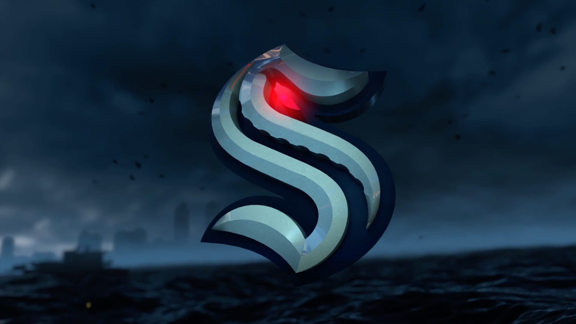 Download Seattle Kraken Stylized Logo Wallpaper  Wallpaperscom