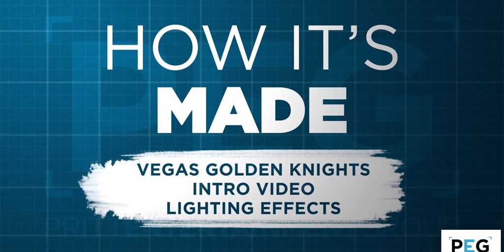 How It's Made: Vegas Golden Knights Intro Video Lighting Effects Blog Image